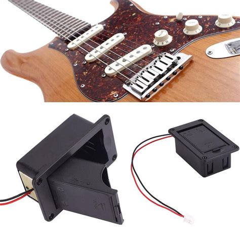 electric guitar battery box|9v battery holder for guitar.